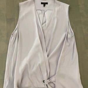Womens RAG AND BONE Lavender Silk Sleeveless Top~M